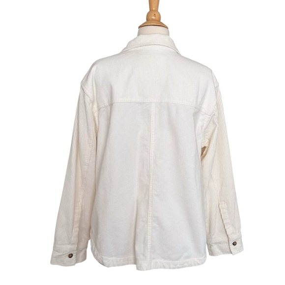 RIP CURL Stevie Cord Cream Shirt Coastal Cowgirl Surfer Style Shacket Size M NWT - Picture 6 of 15